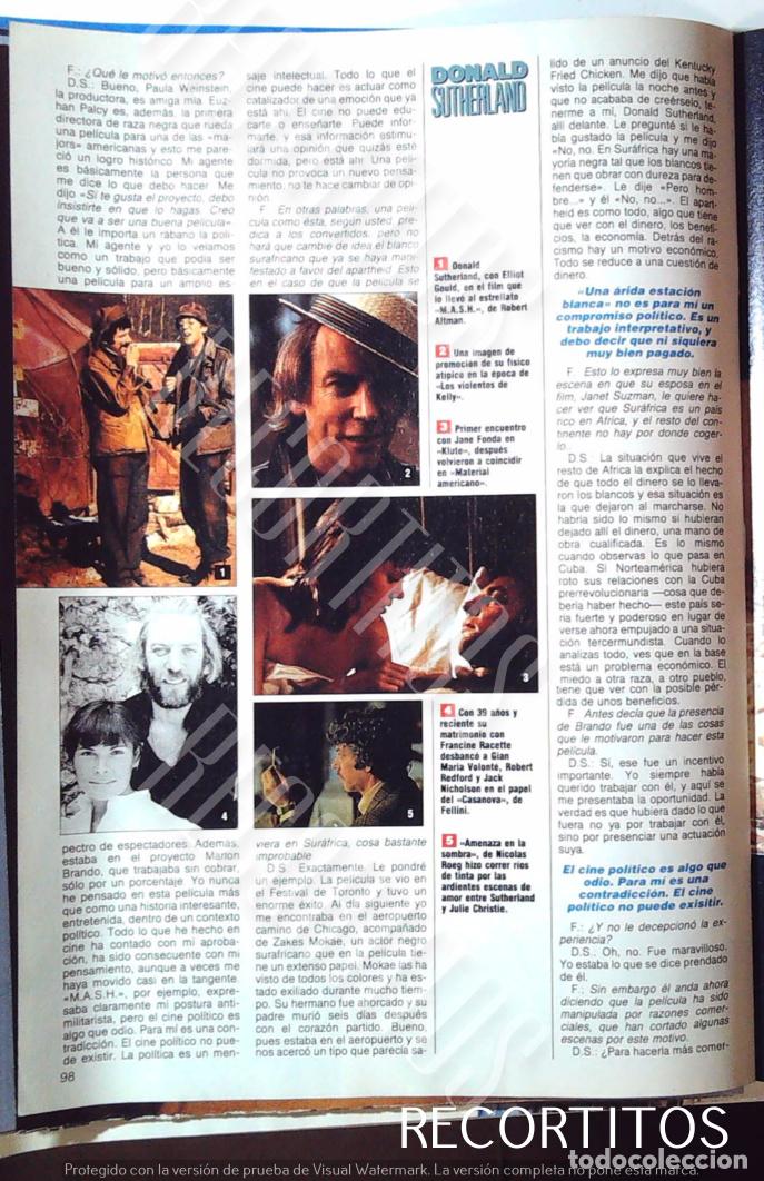 Cine: DONALD SUTHERLAND 1989 - Foto 2