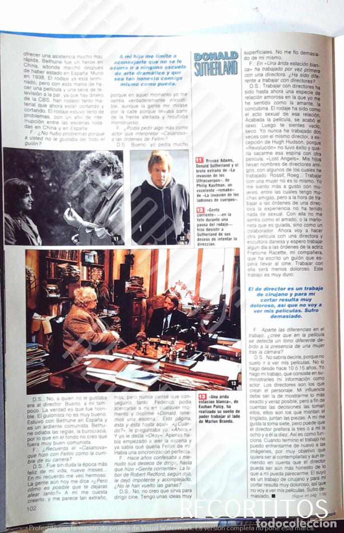 Cine: DONALD SUTHERLAND 1989 - Foto 3