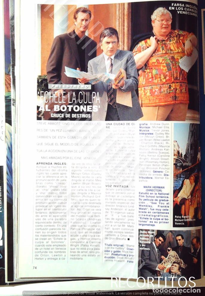 Cine: ECHALE LA CULPA AL BOTONES DUDLEY MOORE - Foto 1