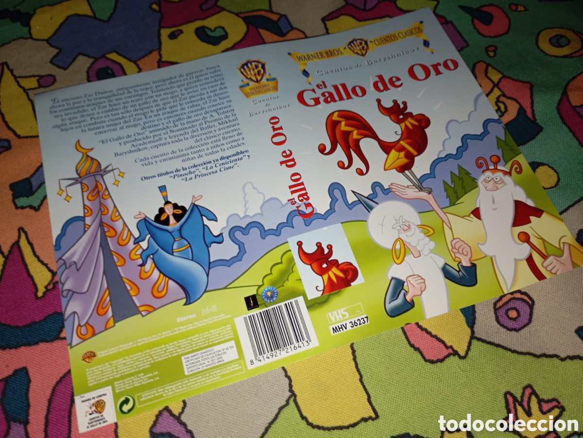 Cine: Car&aacute;tula vhs- el gallo de oro - Foto 1