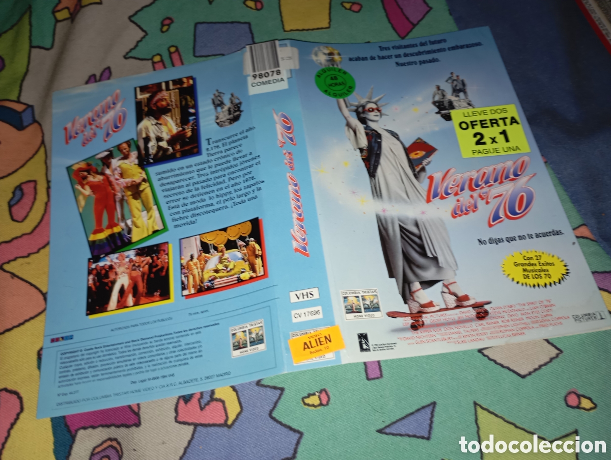 Cine: Car&aacute;tula vhs- verano del 76 - Foto 1