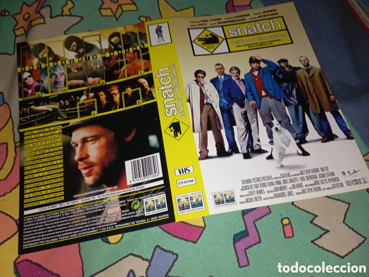 Cine: Car&aacute;tula vhs- snatch - Foto 1