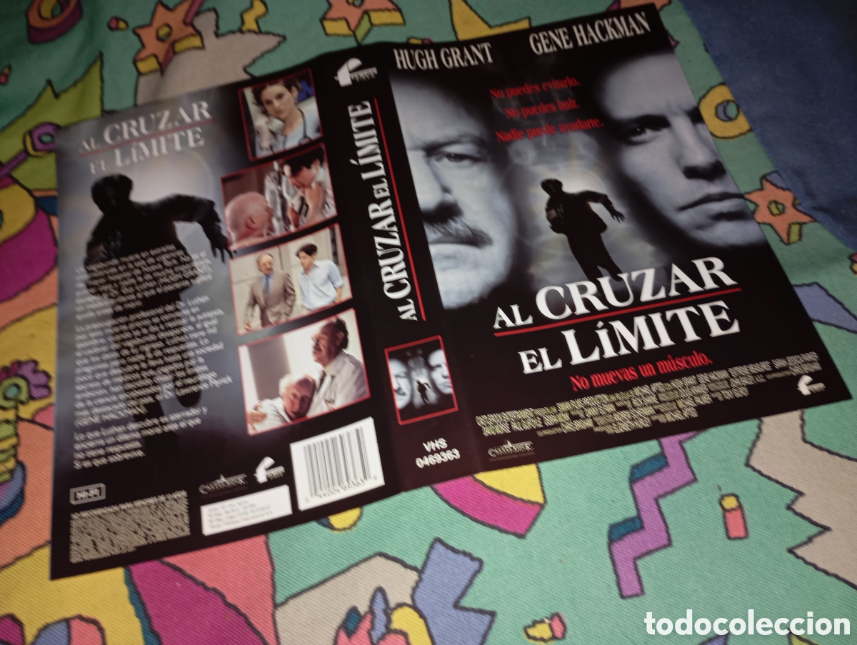 Cine: Car&aacute;tula vhs- al cruzar el limite (2) - Foto 1