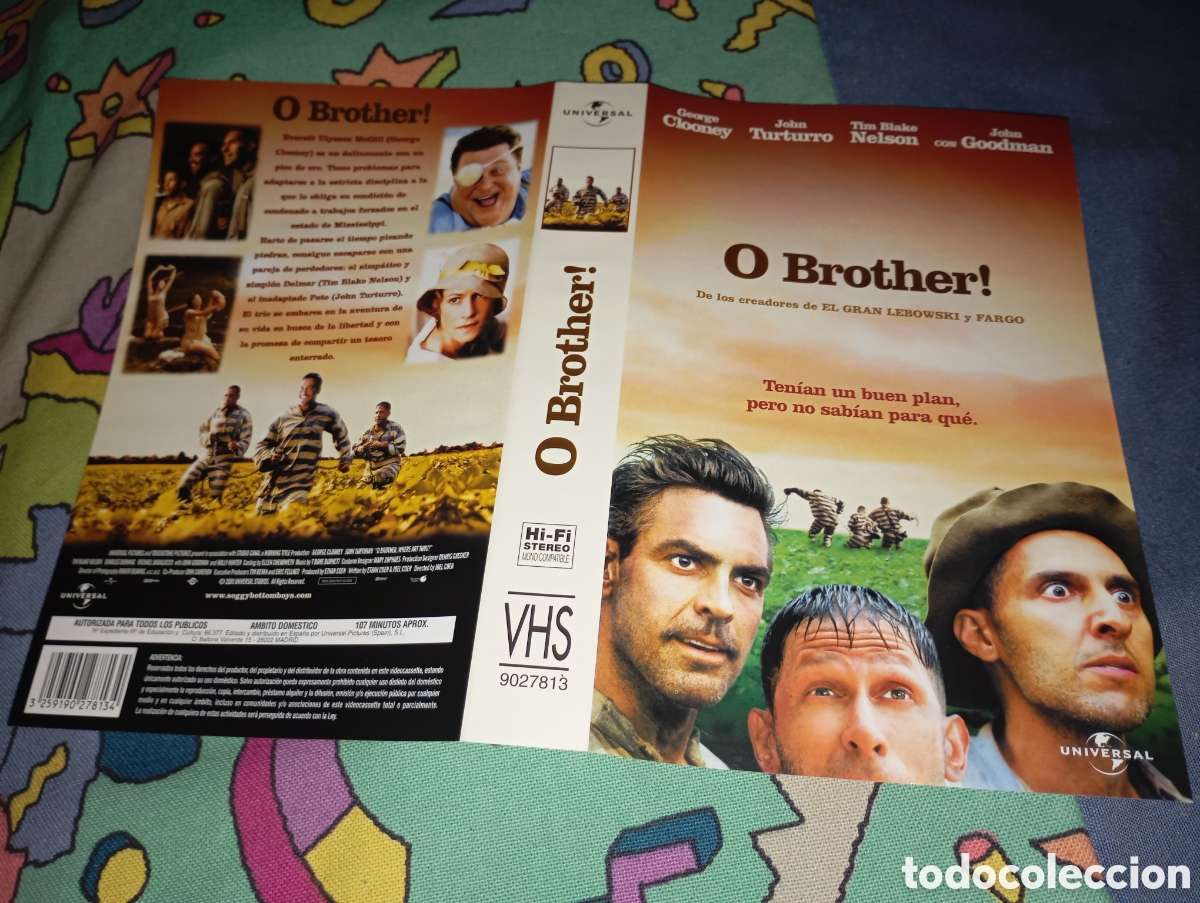 Cine: Car&aacute;tula vhs- o brother - Foto 1