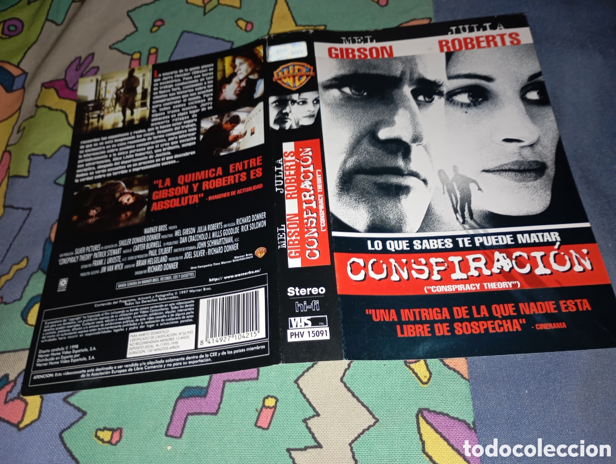 Cine: Car&aacute;tula vhs- conspiraci&oacute;n - Foto 1