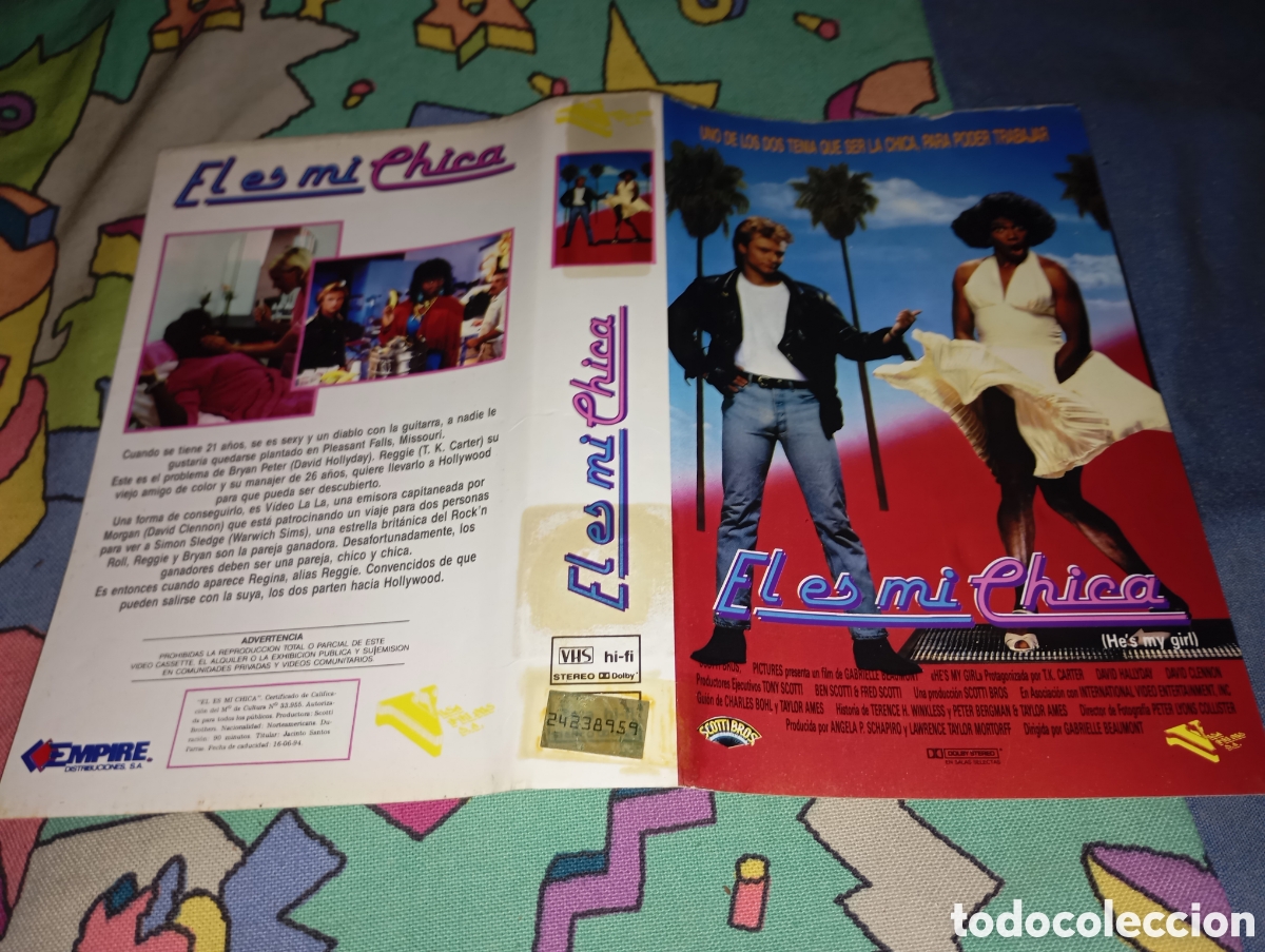 Cine: Car&aacute;tula vhs- el es mi chica - Foto 1