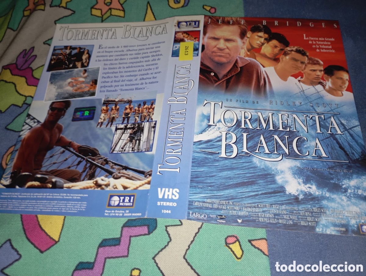 Cine: Car&aacute;tula vhs- tormenta blanca - Foto 1