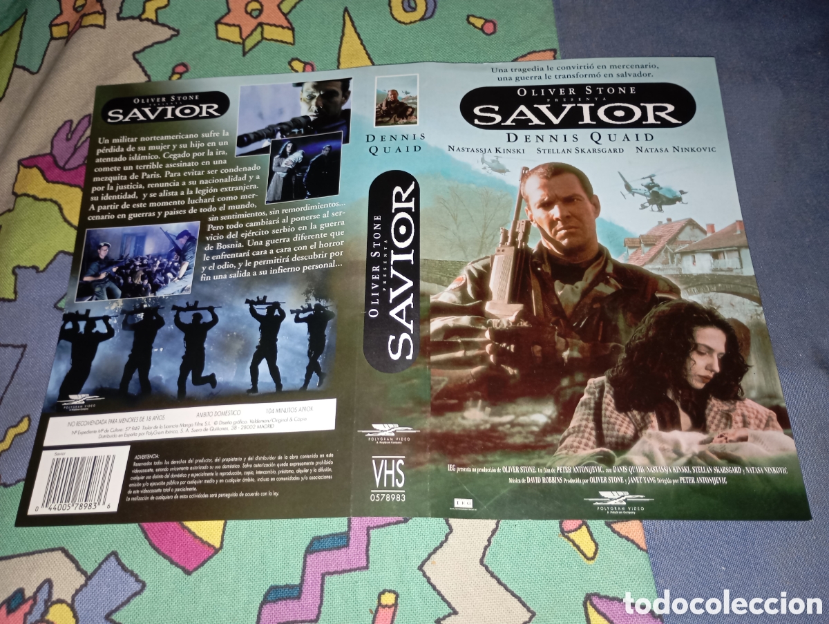 Cine: Car&aacute;tula vhs- savior - Foto 1