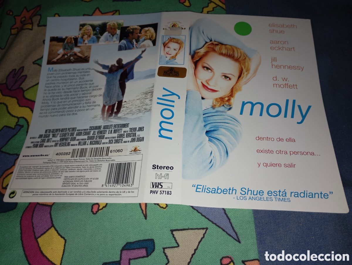 Cine: Car&aacute;tula vhs- molly- mgm - Foto 1