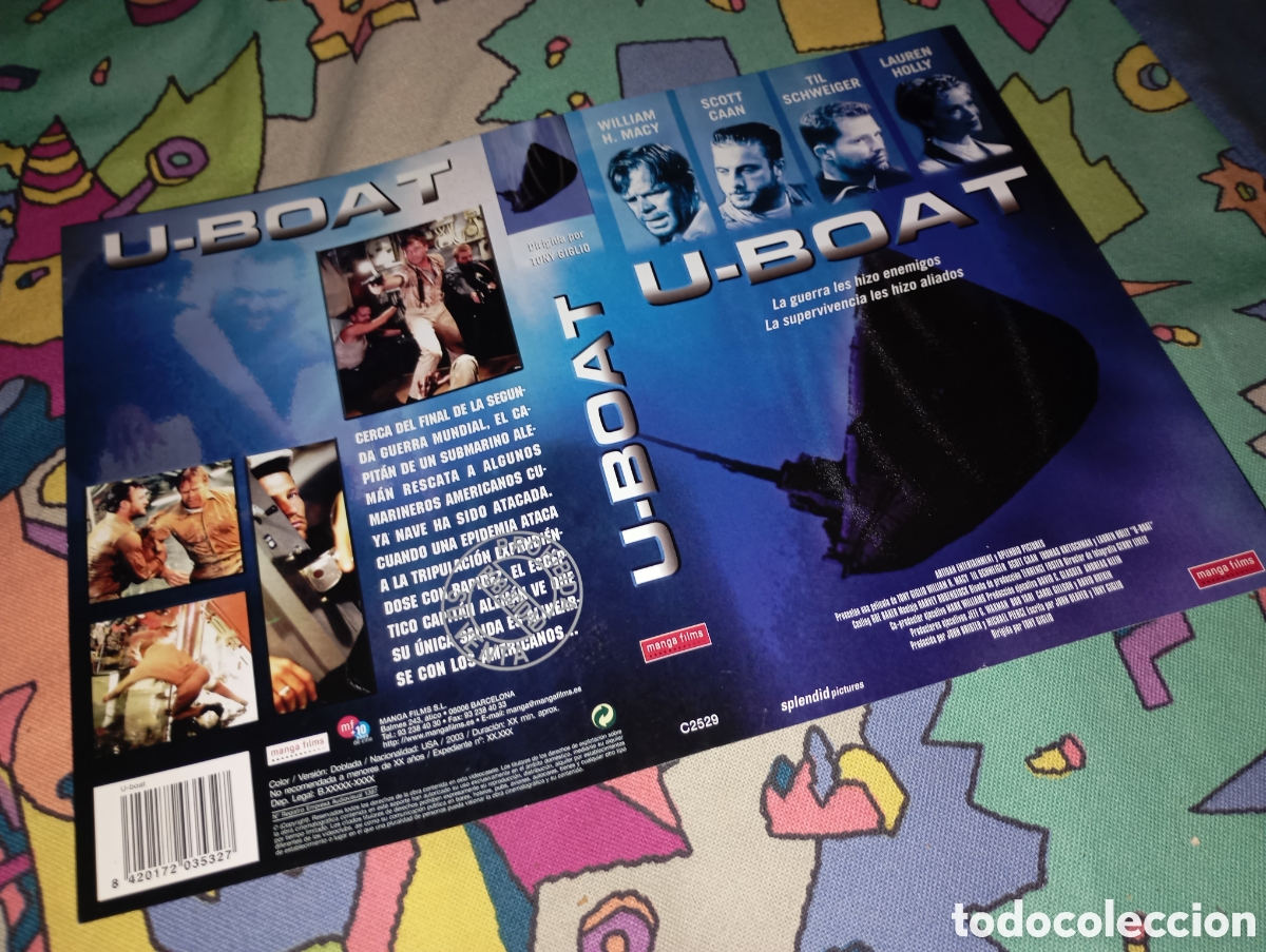 Cine: Car&aacute;tula vhs- U-boat - Foto 1
