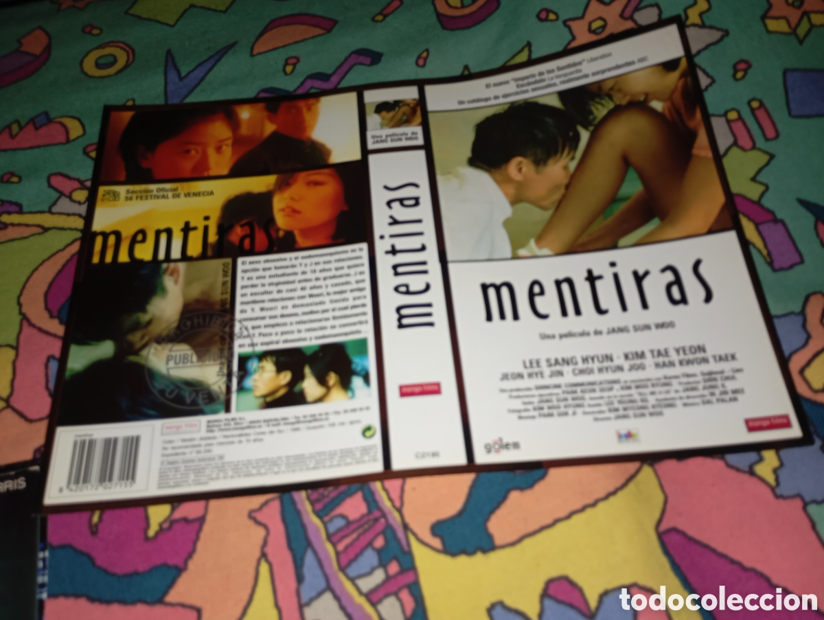 Cine: Car&aacute;tula vhs- mentiras - Foto 1