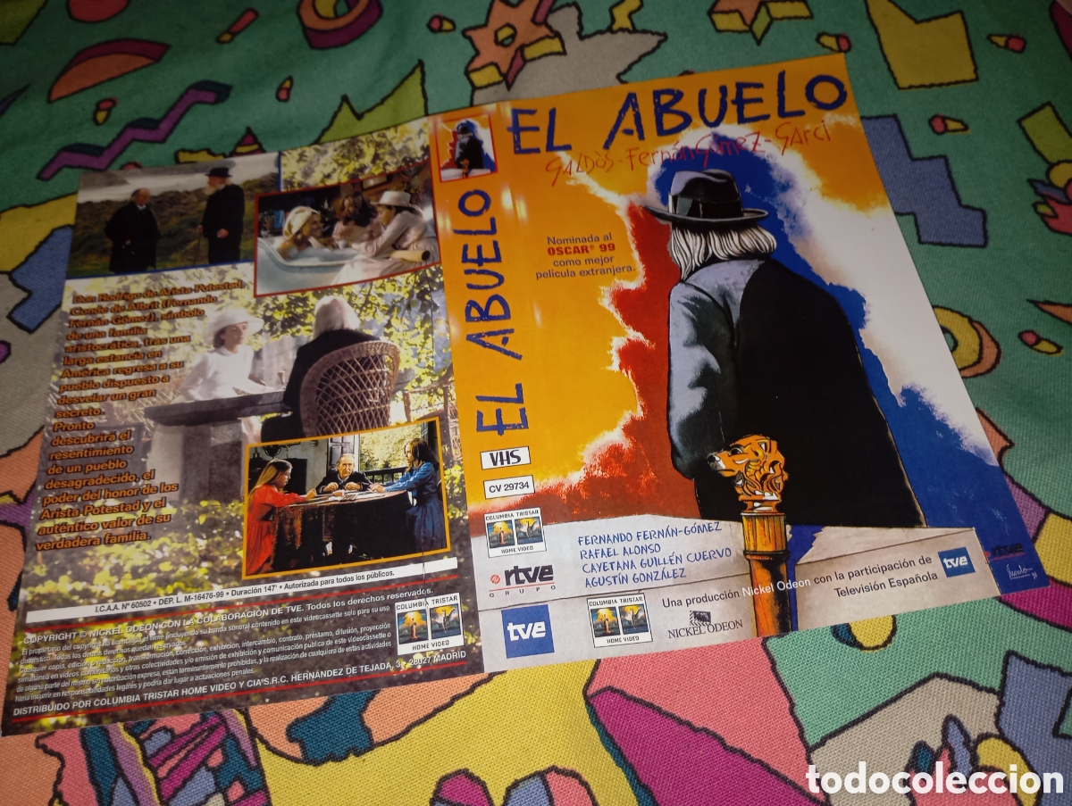 Cine: Car&aacute;tula vhs- el abuelo - Foto 1