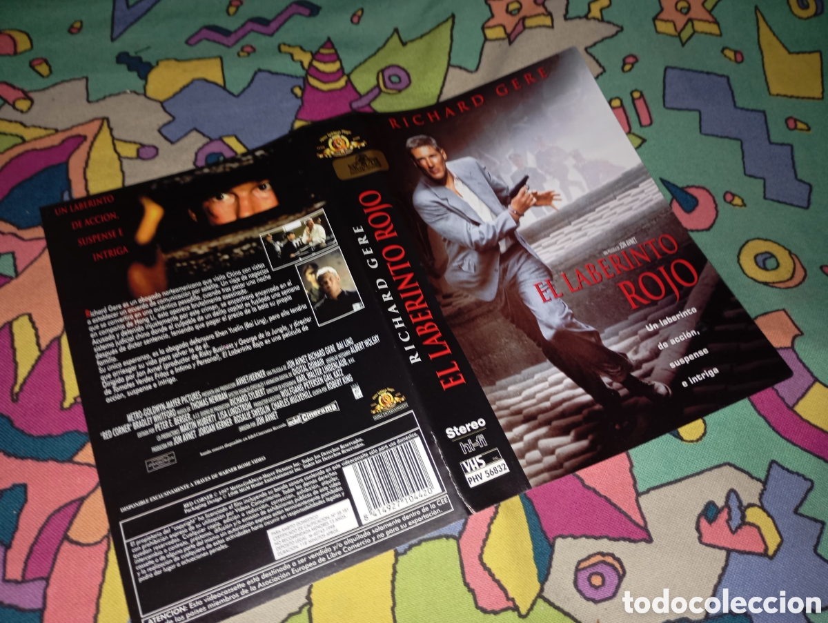 Cine: Car&aacute;tula vhs- el laberinto rojo - Foto 1
