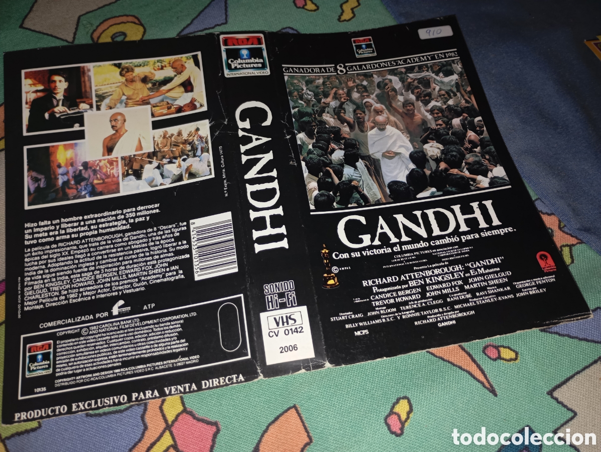 Cine: Car&aacute;tula vhs- gandhi - Foto 1