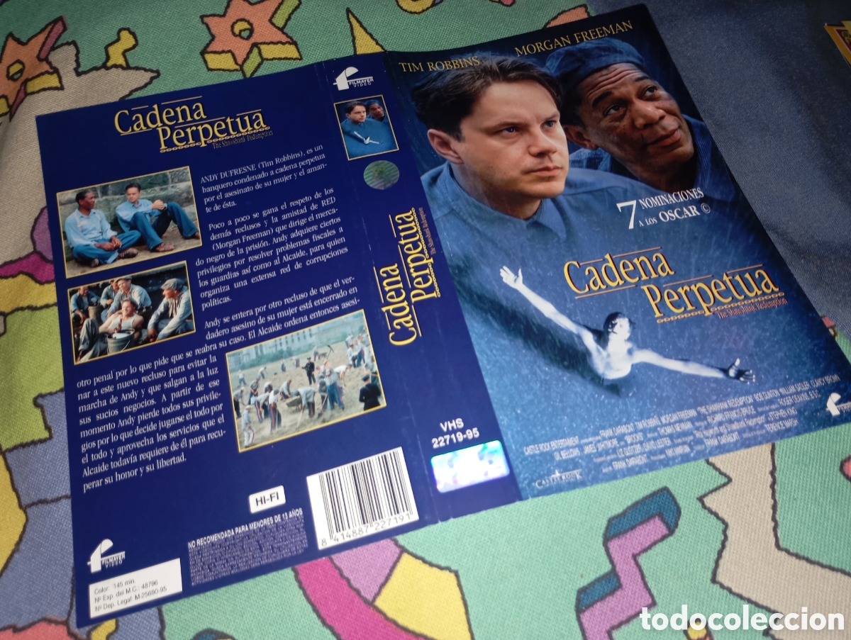 Cine: Car&aacute;tula vhs- cadena perpetua - Foto 1