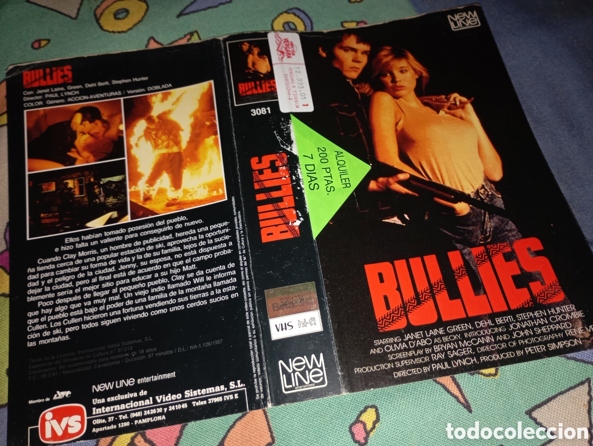 Cine: Car&aacute;tula vhs- bullies - Foto 1