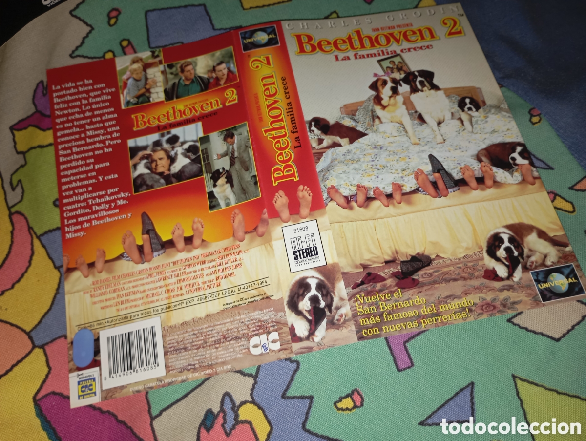 Cine: Car&aacute;tula vhs- Beethoven 2 - Foto 1