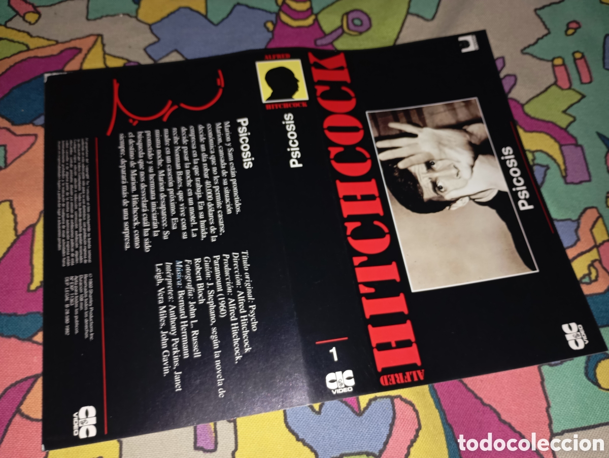 Cine: Car&aacute;tula vhs- psicosis - Foto 1