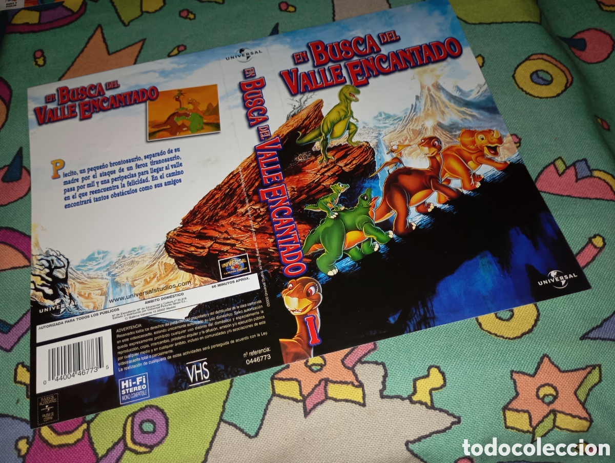 Cine: Car&aacute;tula vhs- el valle encantado - Foto 1