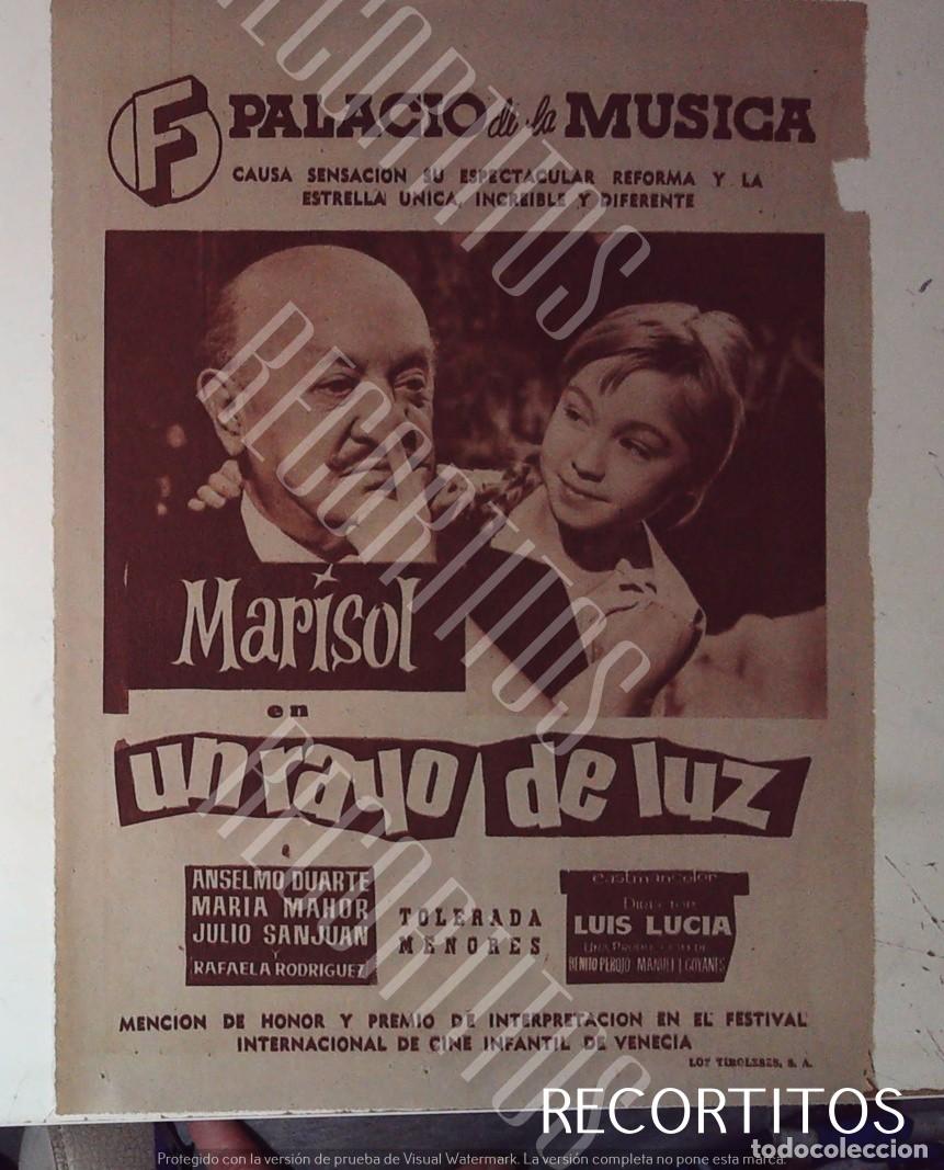 Cine: MARISOL UN RAYO DE LUZ EN ABC - Foto 1