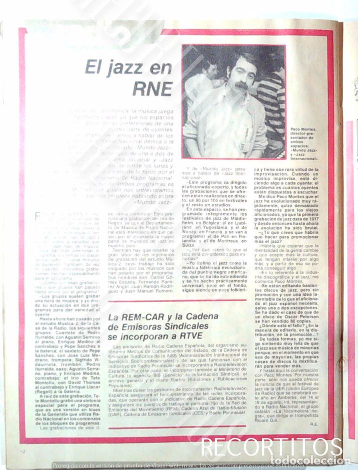 Cine: PACO MONTES JAZZ EN TVE - Foto 1