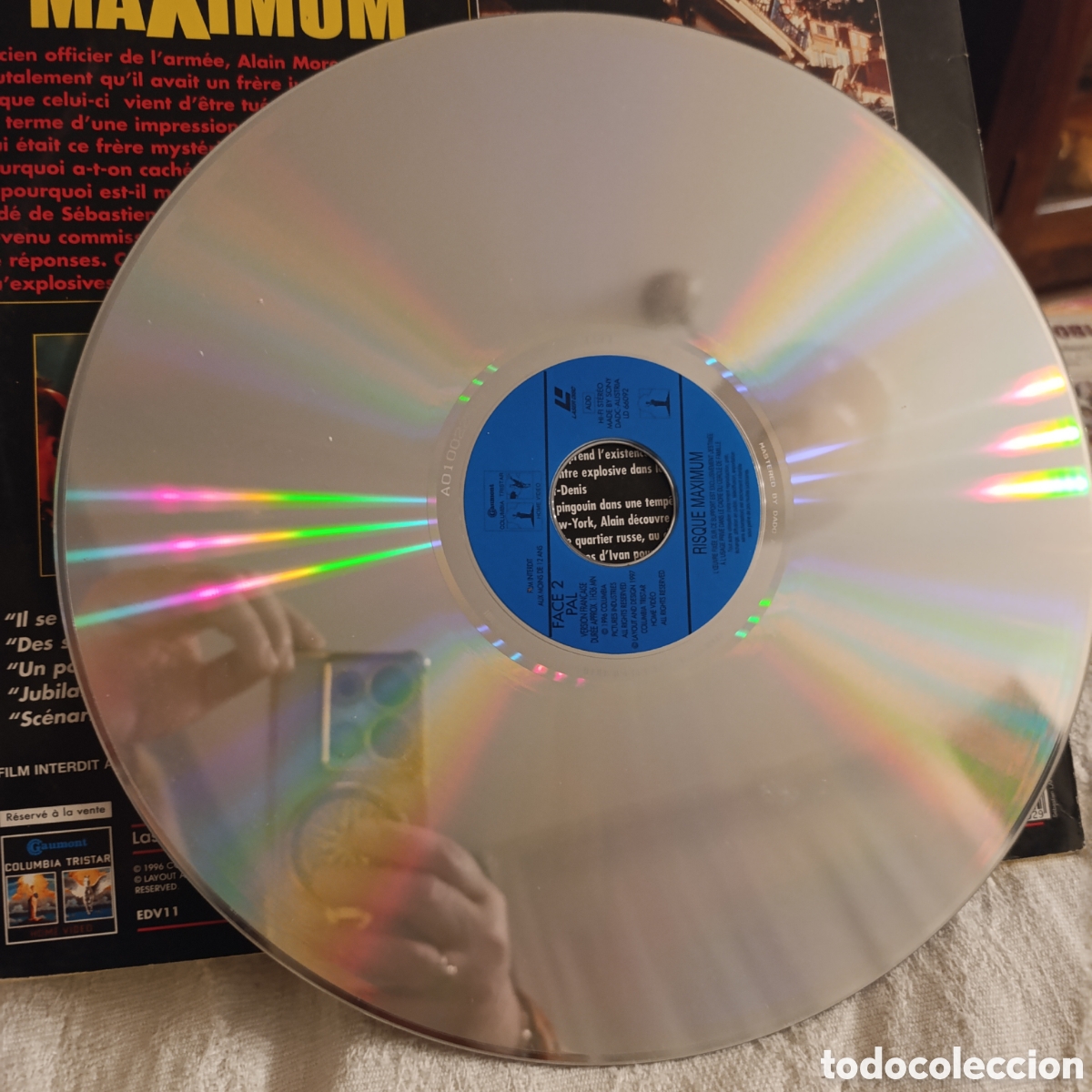 Cine: LaserDisc&nbsp;de la pel&iacute;cula de acci&oacute;n de 1996&nbsp;&rdquo;Risque Maximum&rdquo;&nbsp; - Foto 3