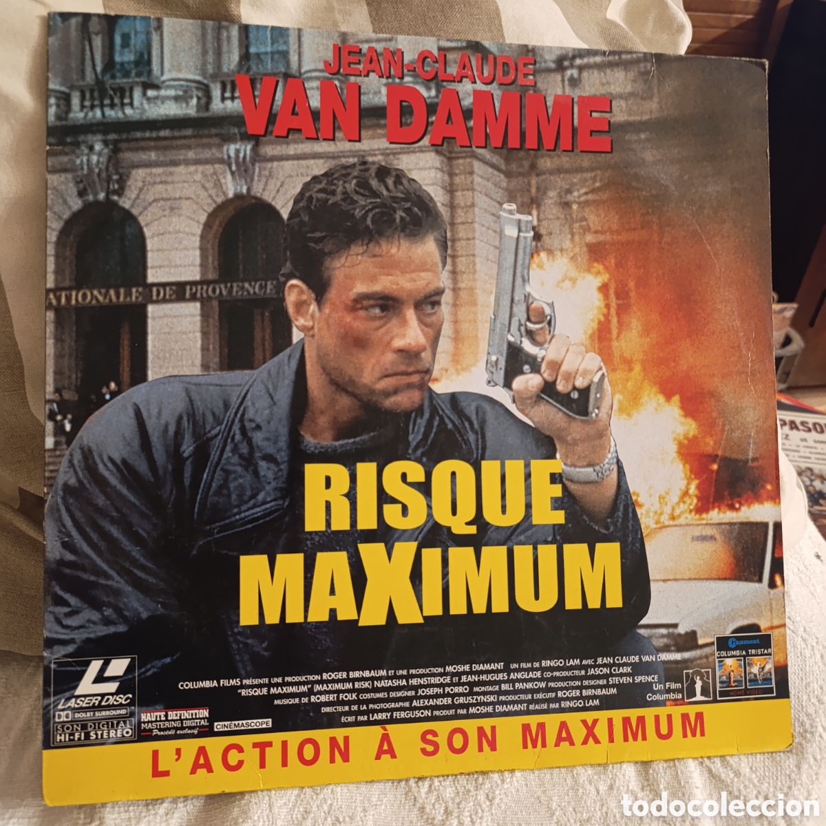Cine: LaserDisc&nbsp;de la pel&iacute;cula de acci&oacute;n de 1996&nbsp;&rdquo;Risque Maximum&rdquo;&nbsp; - Foto 1