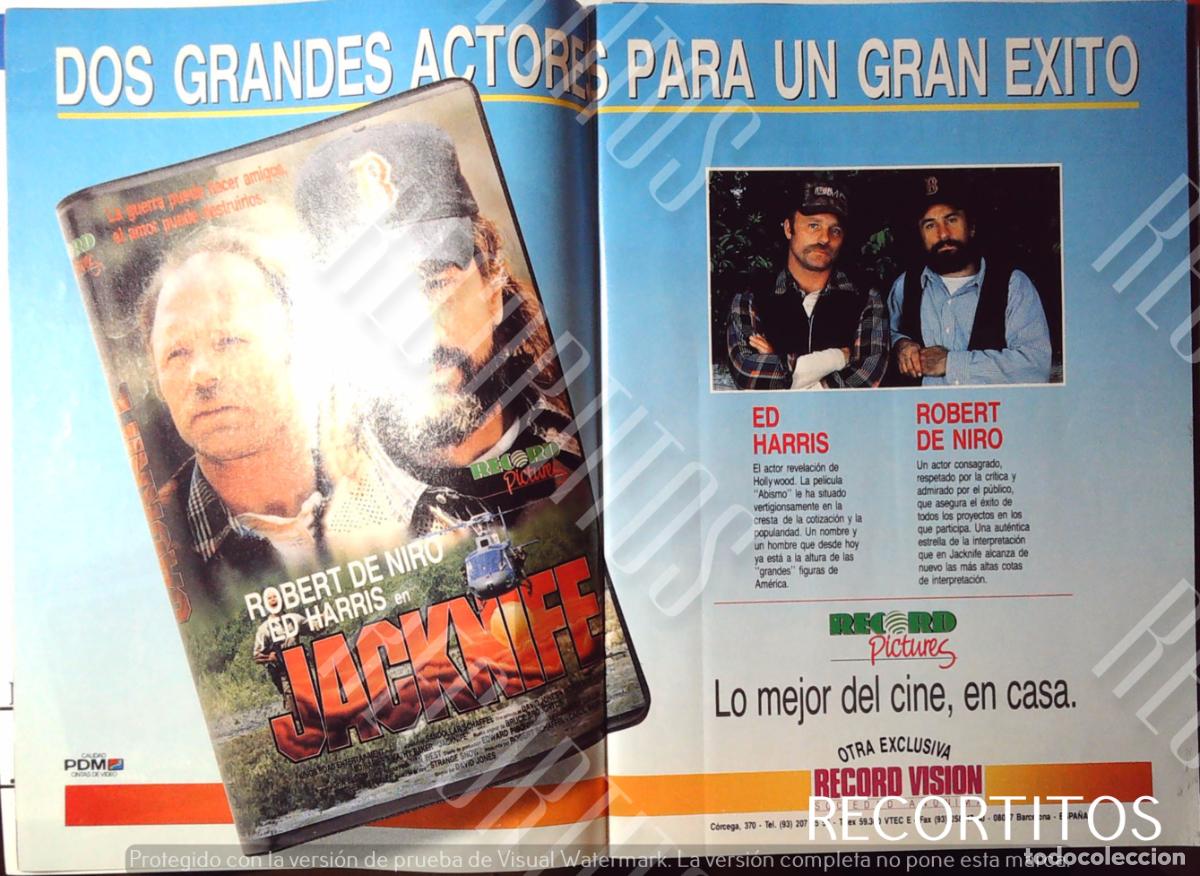 Cine: JACKNIFF ED HARRIS ROBERT DE NIRO - Foto 1