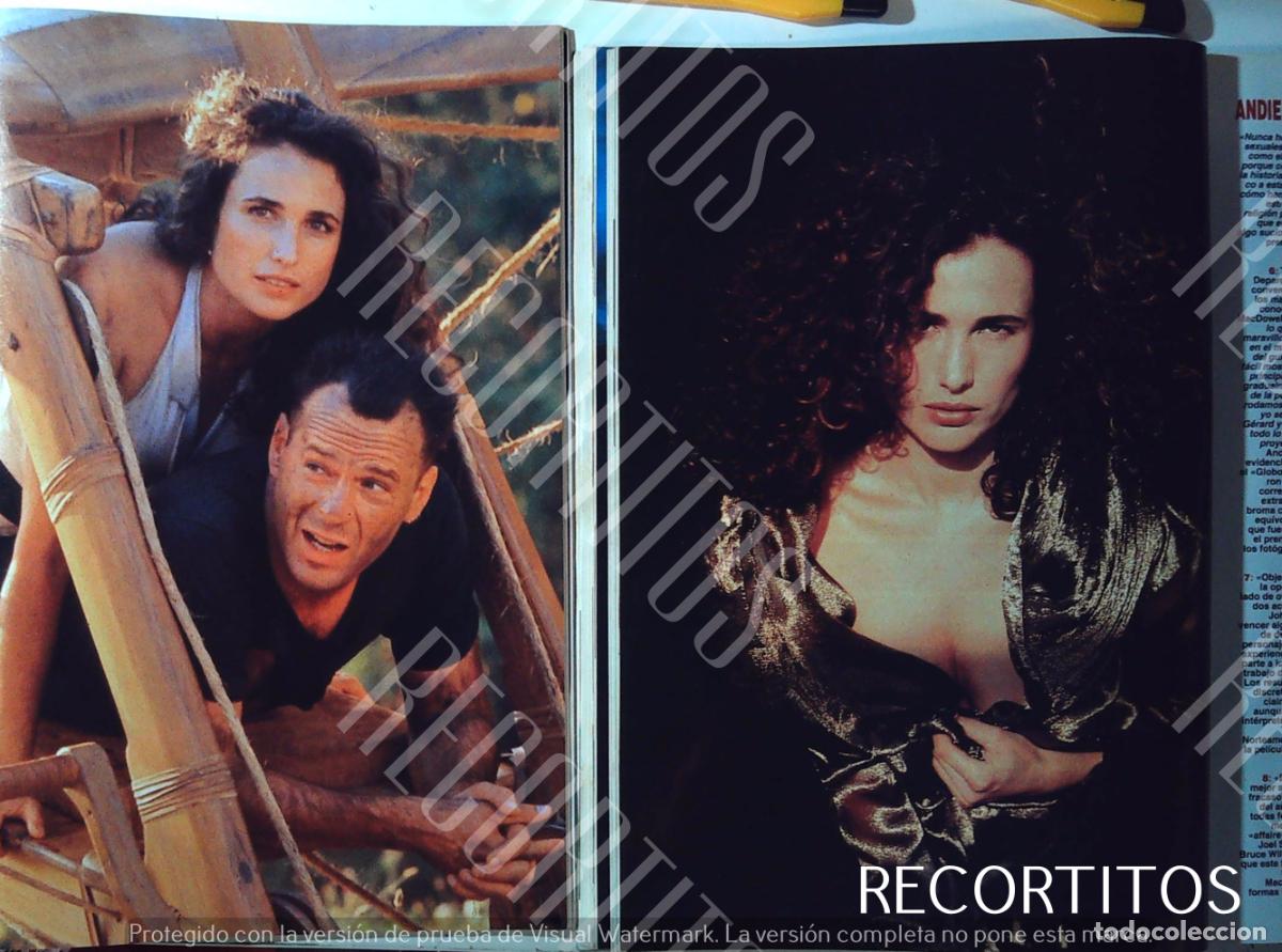 Cine: ANDIE MACDOWELL BRUCE WILLIS CHRISTOPHER LAMBERT DON JOHNSON MICKEY ROURKE - Foto 2