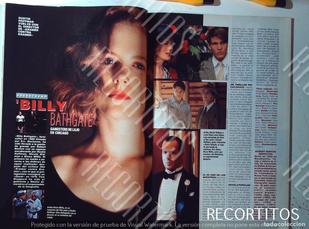 Cine: BILLY BATHGATE BRUCE WILLIS NICOLE DUSTIN HOFFMAN KIDMAN - Foto 1