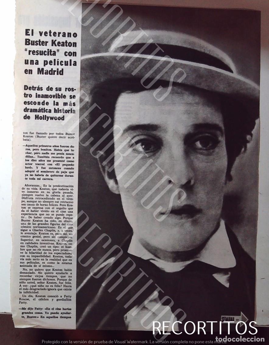 Cine: BUSTER KEATON EN MADRID - Foto 1