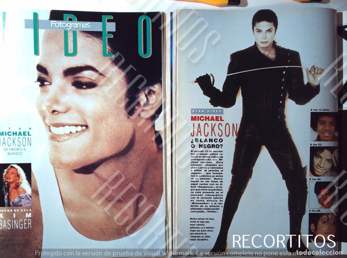 Cine: MICHAEL JACKSON BLACK OR WHITE THRILLER MOONWALKER - Foto 1
