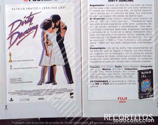 Cine: DIRTY DANCING PATRICK SWAYZE JENNIFER GREY - Foto 1