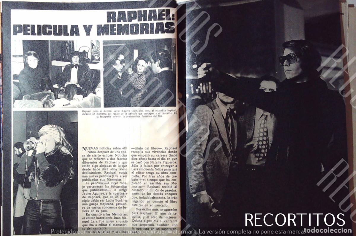 Cine: RAPHAEL PELICULA JAVIER AGUIRRE - Foto 1