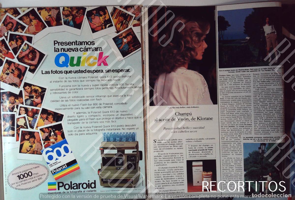 Cine: POLAROID QUICK KLORANE ANUNCIO PUBLICIDAD - Foto 1