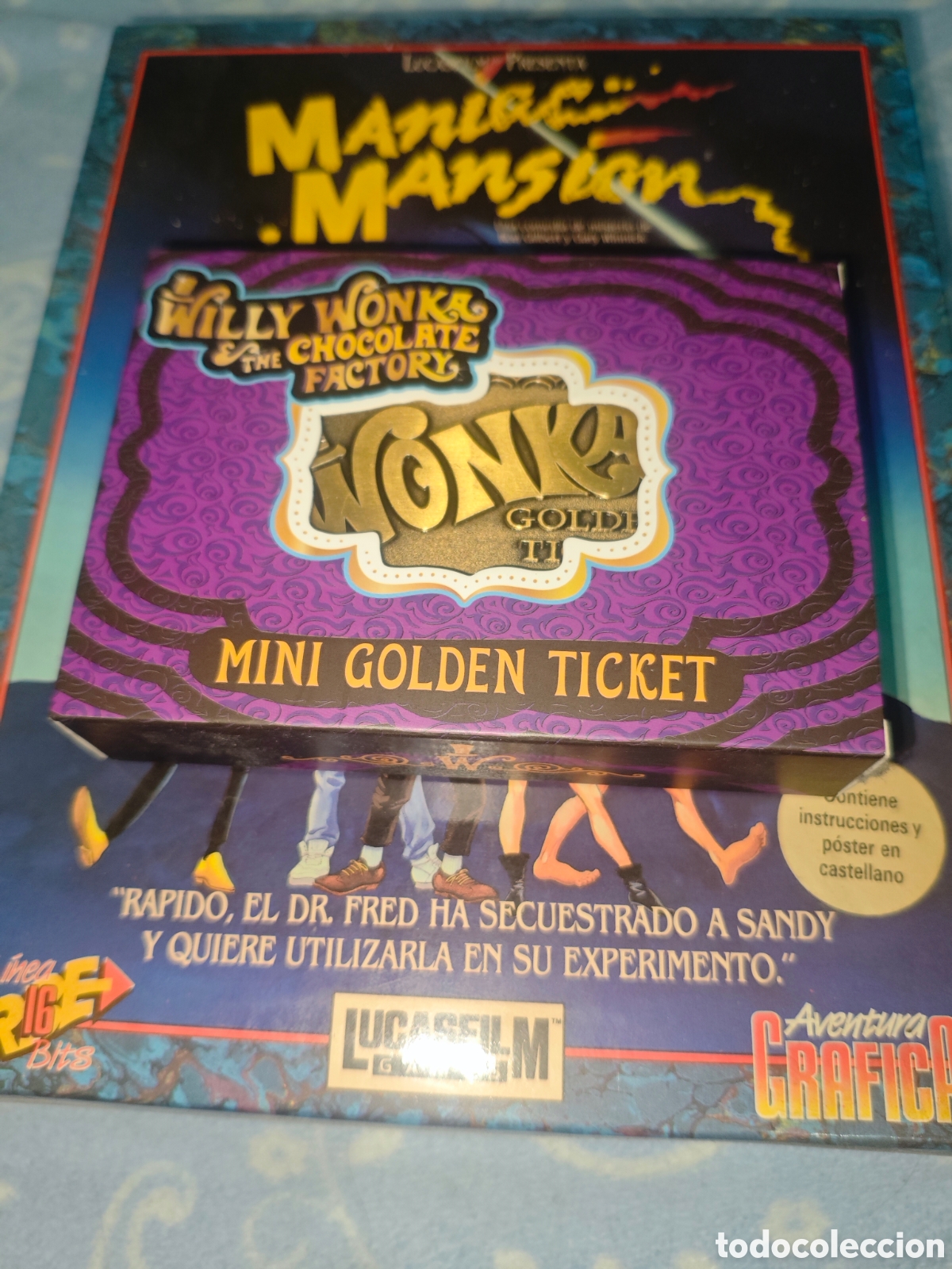 Cine: Mini Golden Ticket Willy Wonka - Foto 1