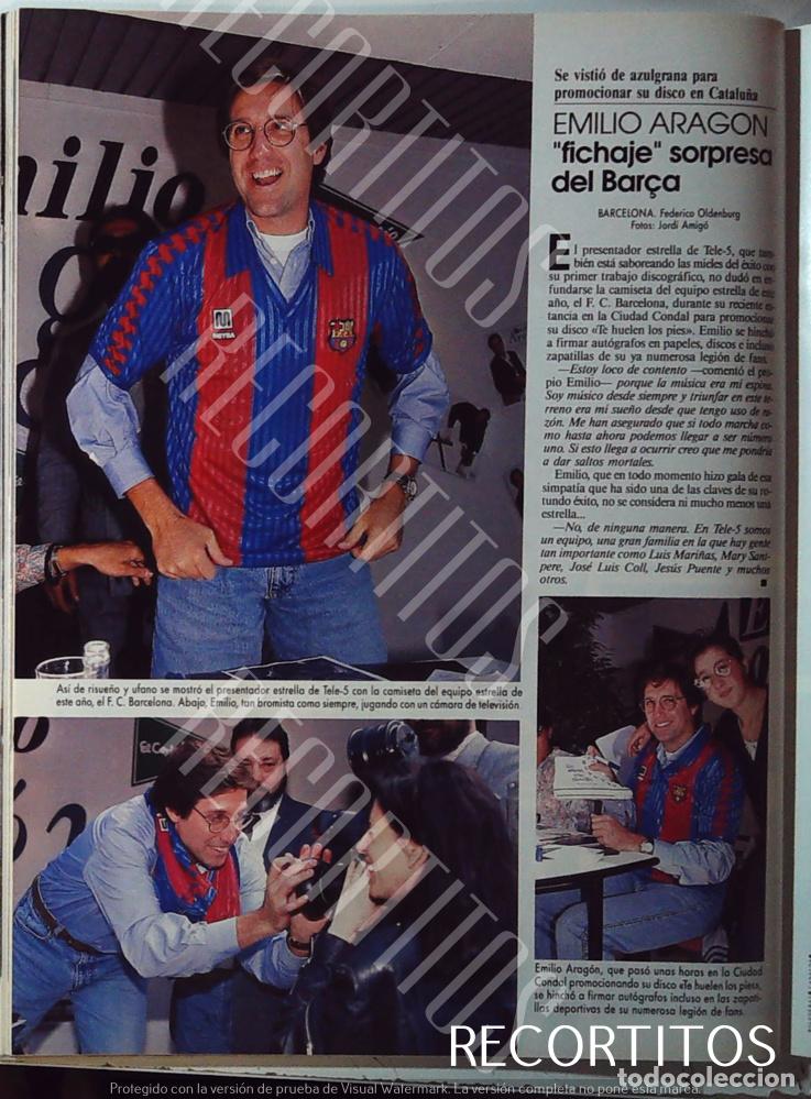 Cine: EMILIO ARAGON MILIKITO CON EL BARCA BAR&Ccedil;A - Foto 1