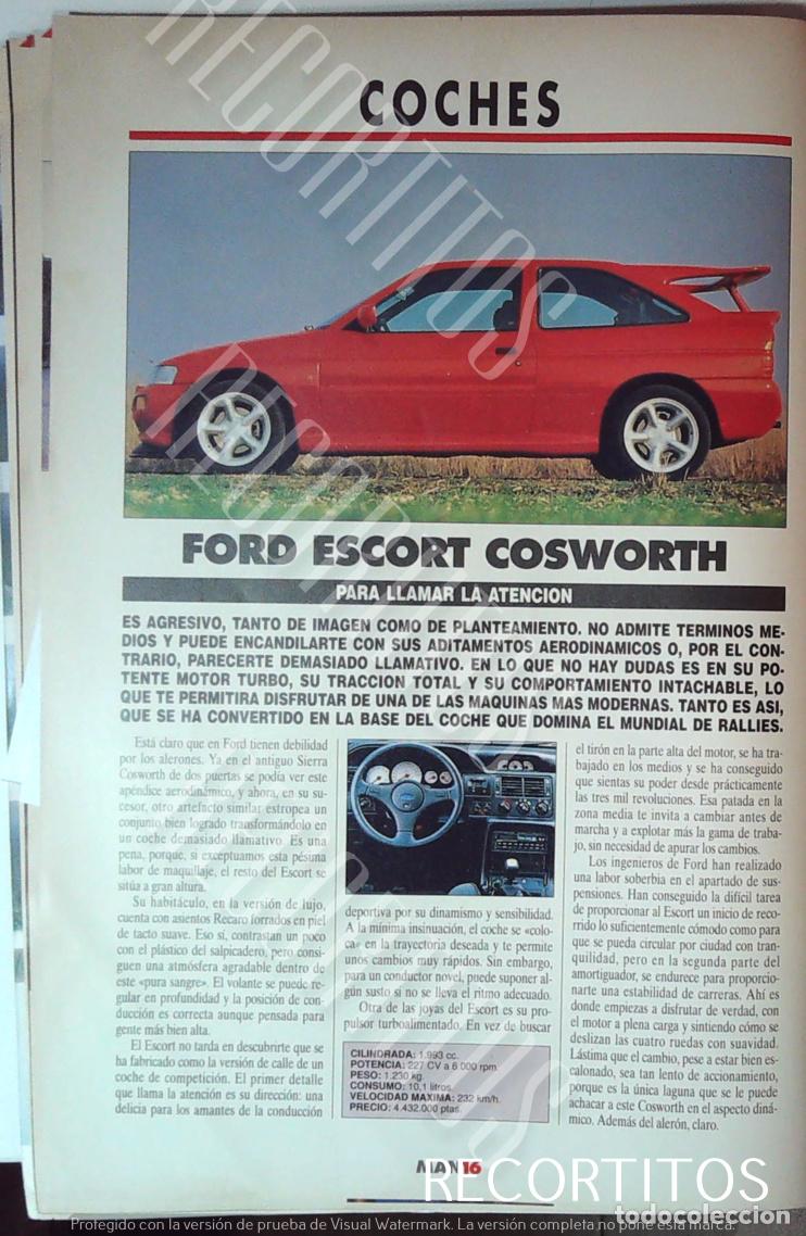 Cine: FORD ESCORT COSWORTH - Foto 1