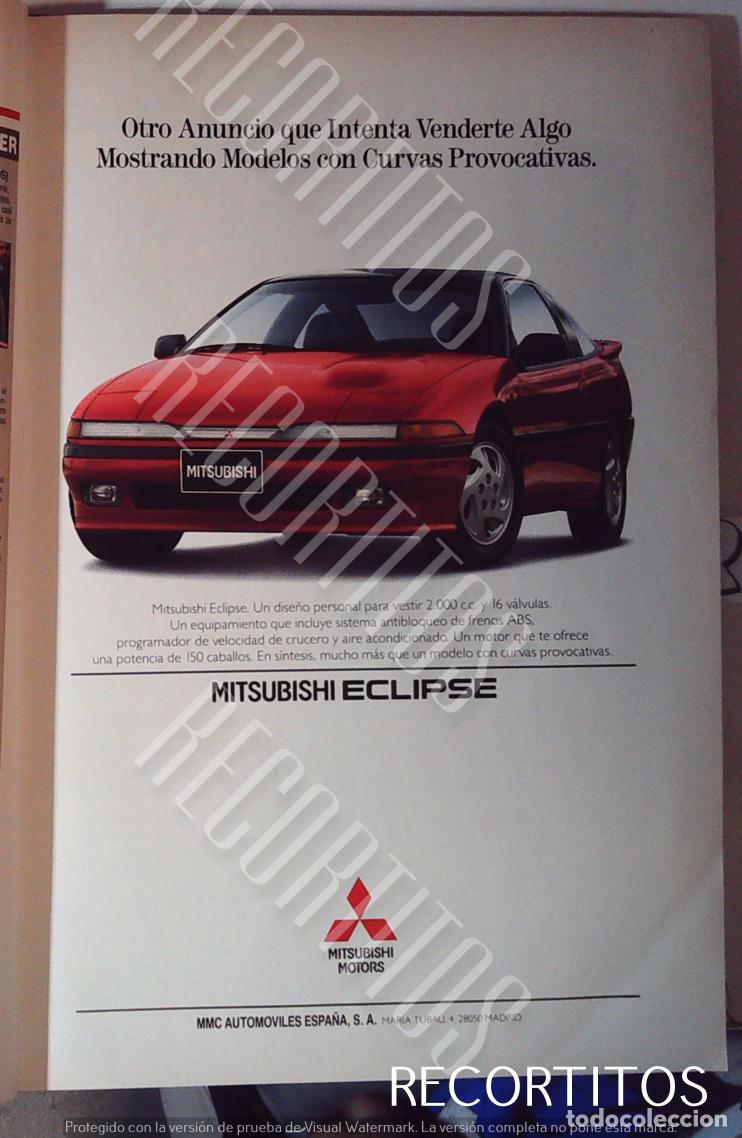 Cine: MITSUBISHI ECLIPSE ANUNCIO PUBLICIDAD - Foto 1