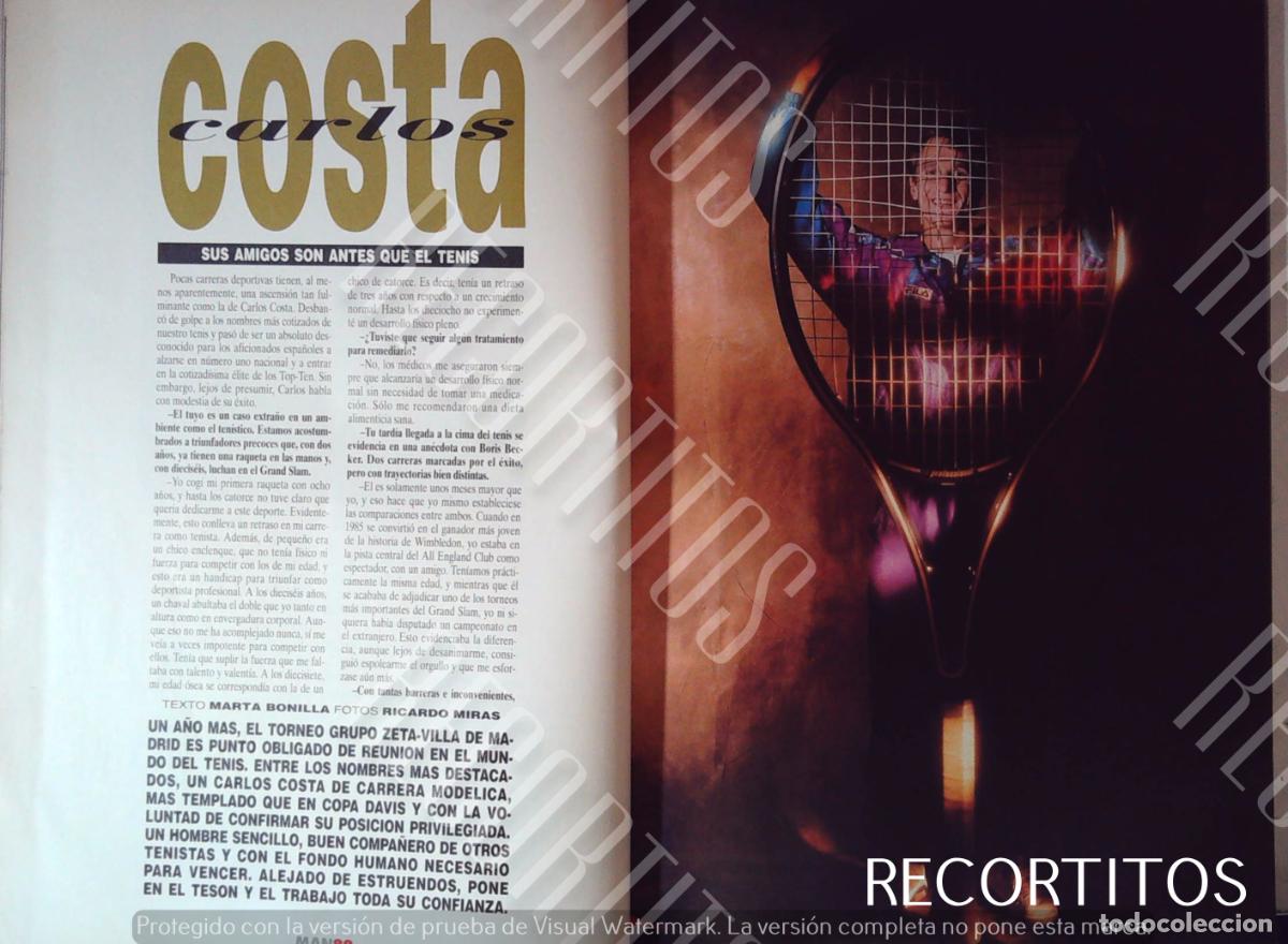 Cine: CARLOS COSTA EL TENIS - Foto 1