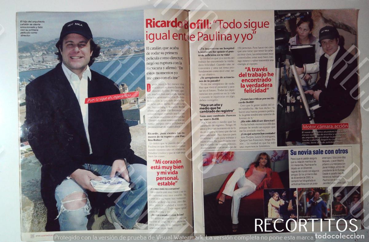 Cine: RICARDO BOFIL PAULINA RUBIO - Foto 1