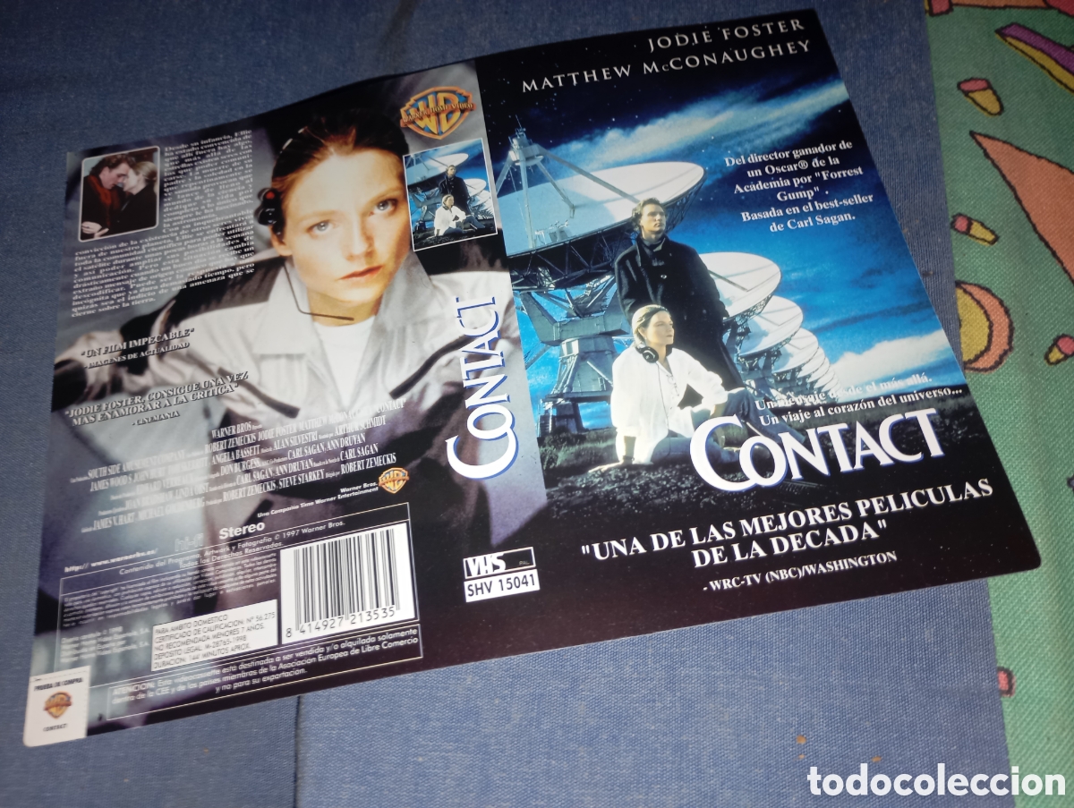 Cine: Car&aacute;tula vhs- contact vd - Foto 1
