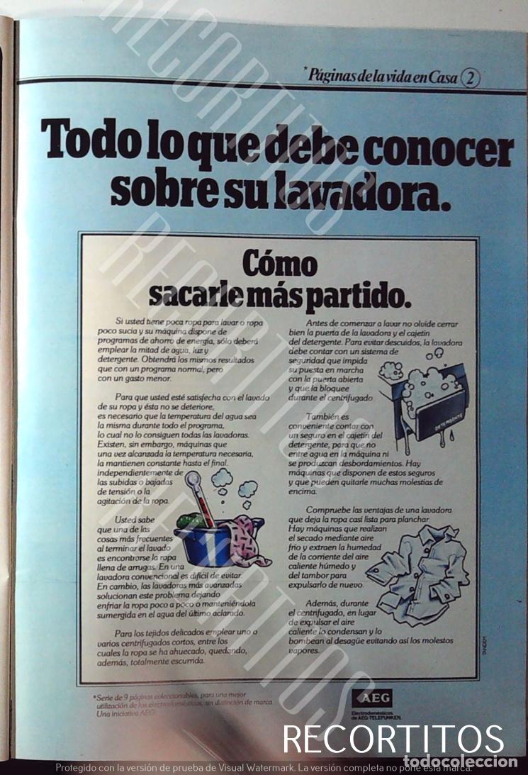 Cine: aeg lavadora publicidad - Foto 1