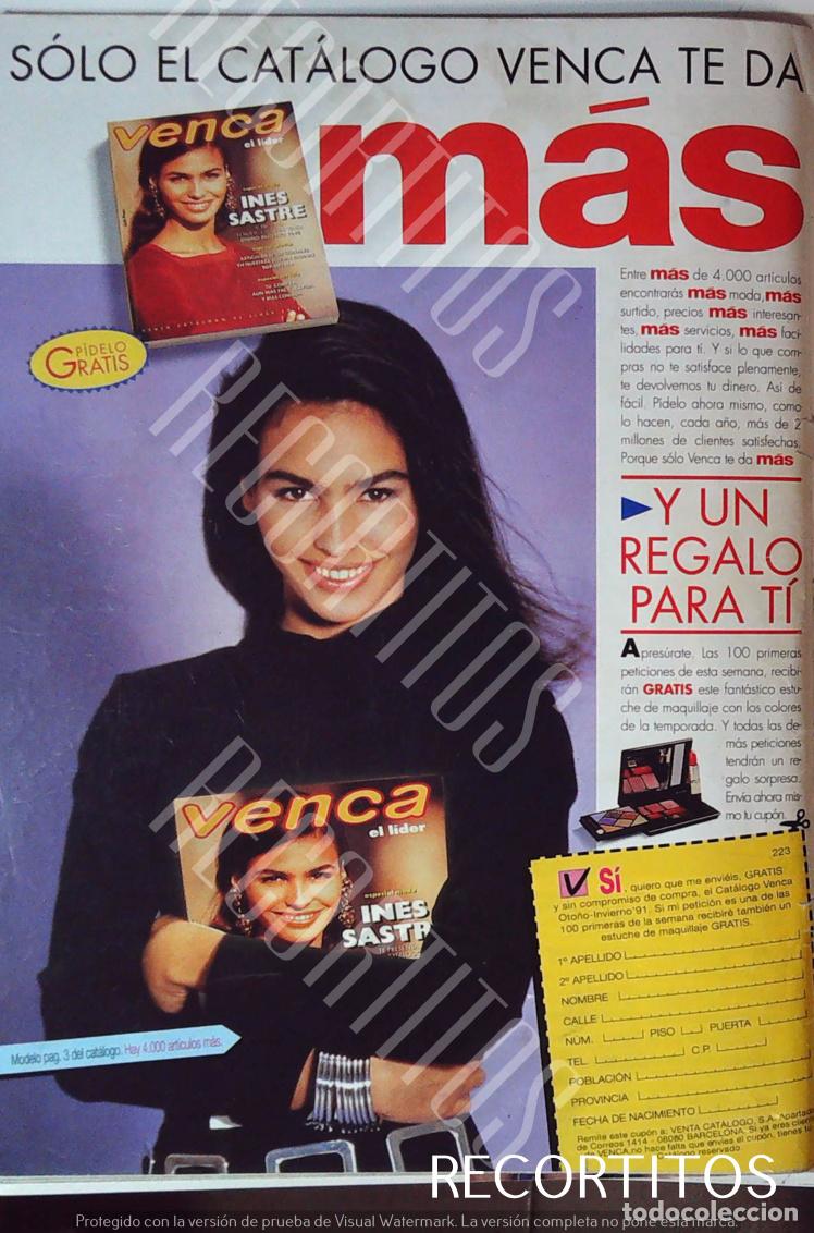 Cine: INES SASTRE EN BENCA PUBLICIDAD - Foto 1
