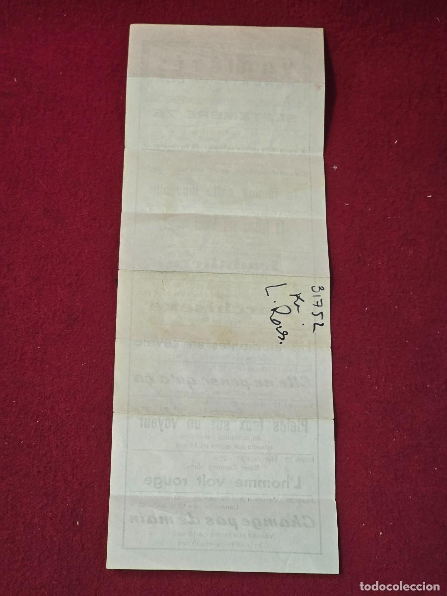 Cine: ANTIGUO FOLLETO VARIETES - Foto 2