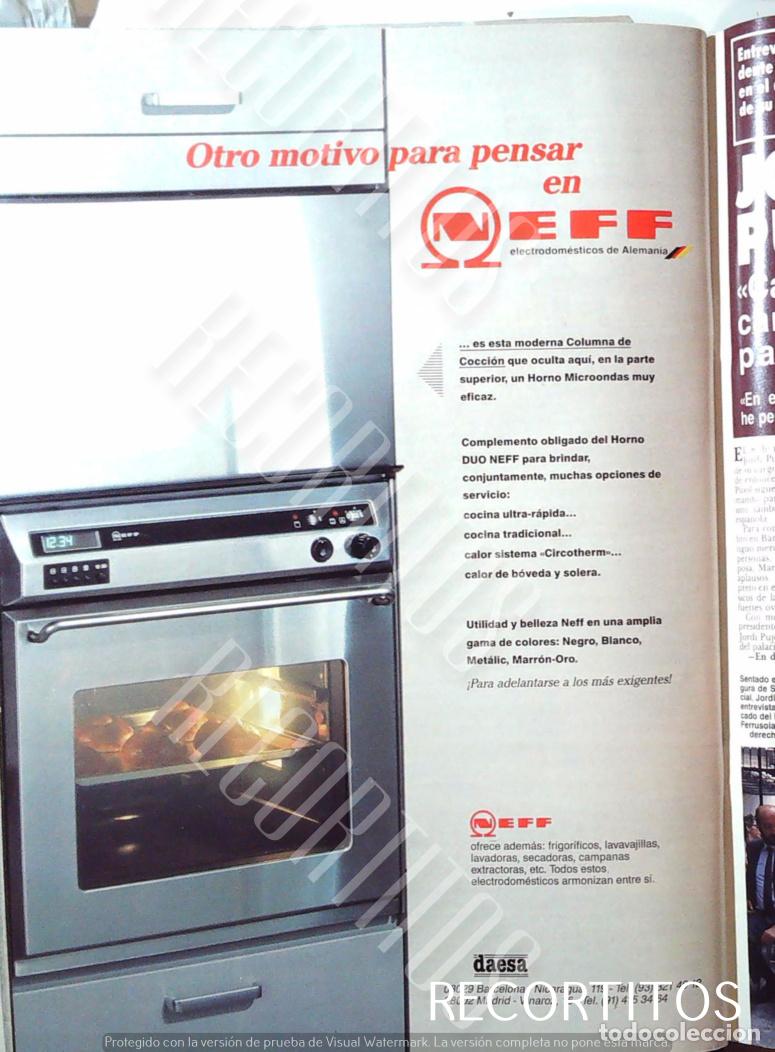 Cine: NEFF HORNO MICROONDAS ANUNCIO PUBLICIDAD - Foto 1