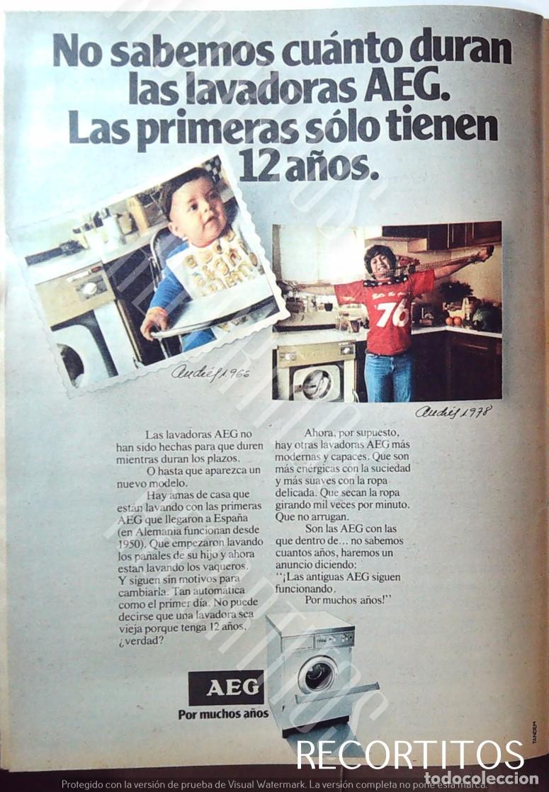 Cine: aeg lavadora publicidad - Foto 1