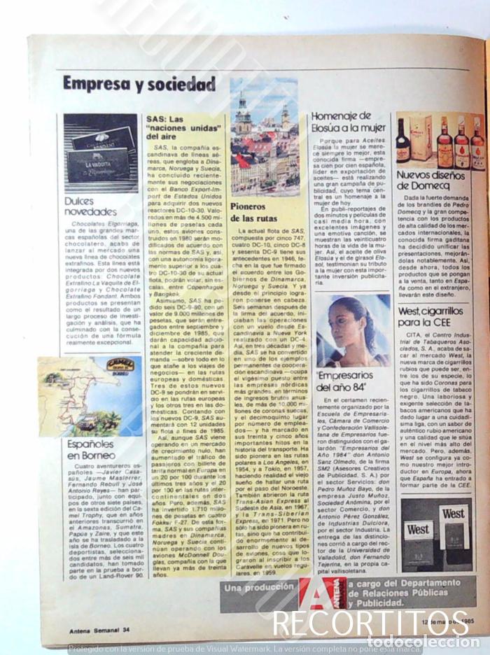 Cine: CAMEL THORPY 84 BORNEO WEST TABACO PUBLINOTAS - Foto 1