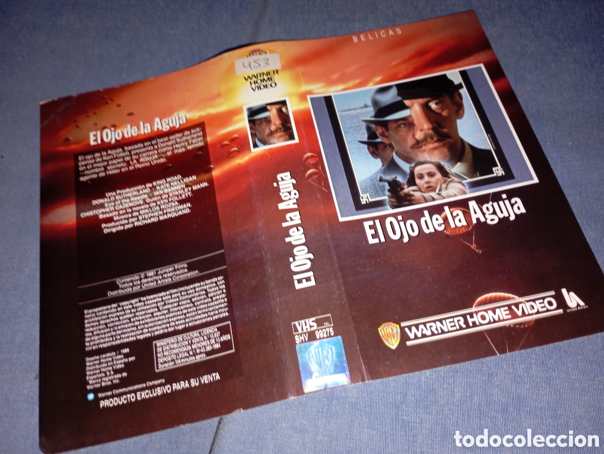 Cine: Car&aacute;tula vhs- el ojo de la aguja - Foto 1