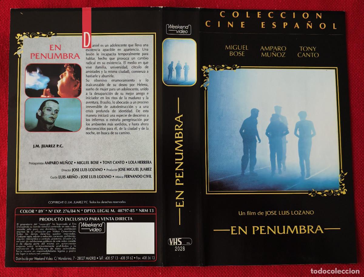 Cine: Car&aacute;tula VHS En penumbra - Foto 1
